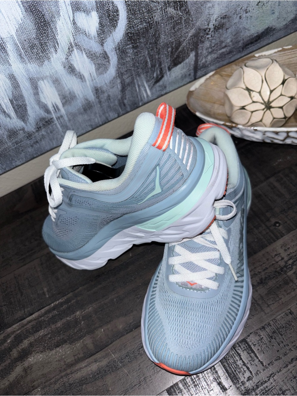 Hoka One One Bondi 7 running shoes WOMENS 7.5 WIDE - Picture 13 of 14